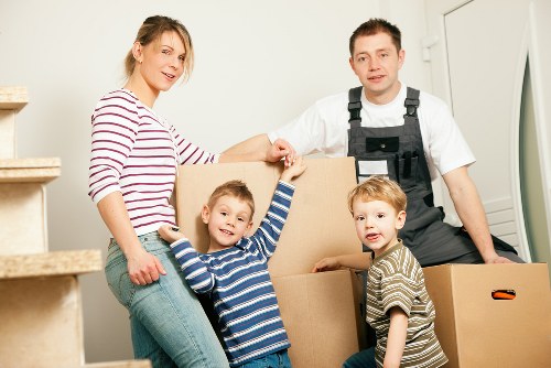 Loading furniture and boxes into a removal truck in Waterloo