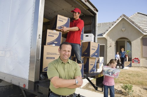 Careful loading for a house move in Waterloo