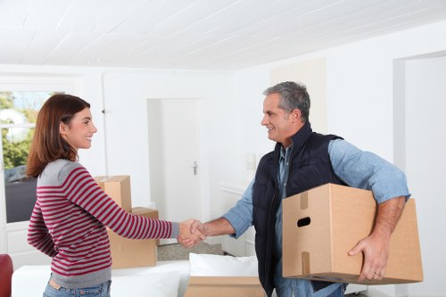 Professional packing materials and furniture protection for a local move