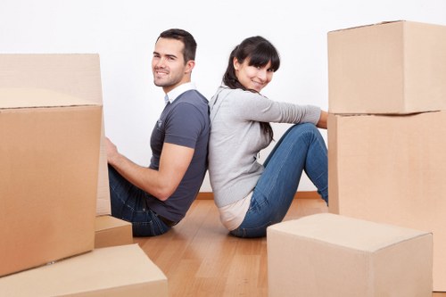 Commercial moving van service for Waterloo office relocation